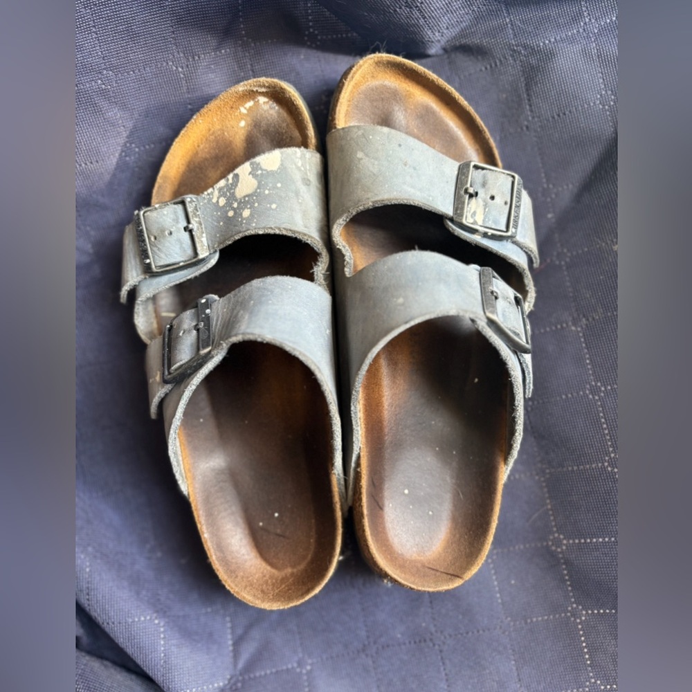 Blue Birkenstocks